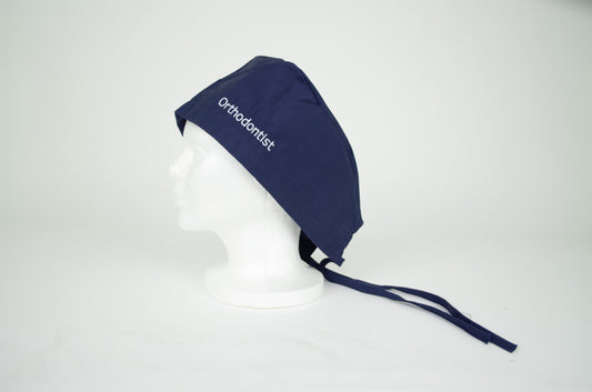 orthodontist scrub cap.