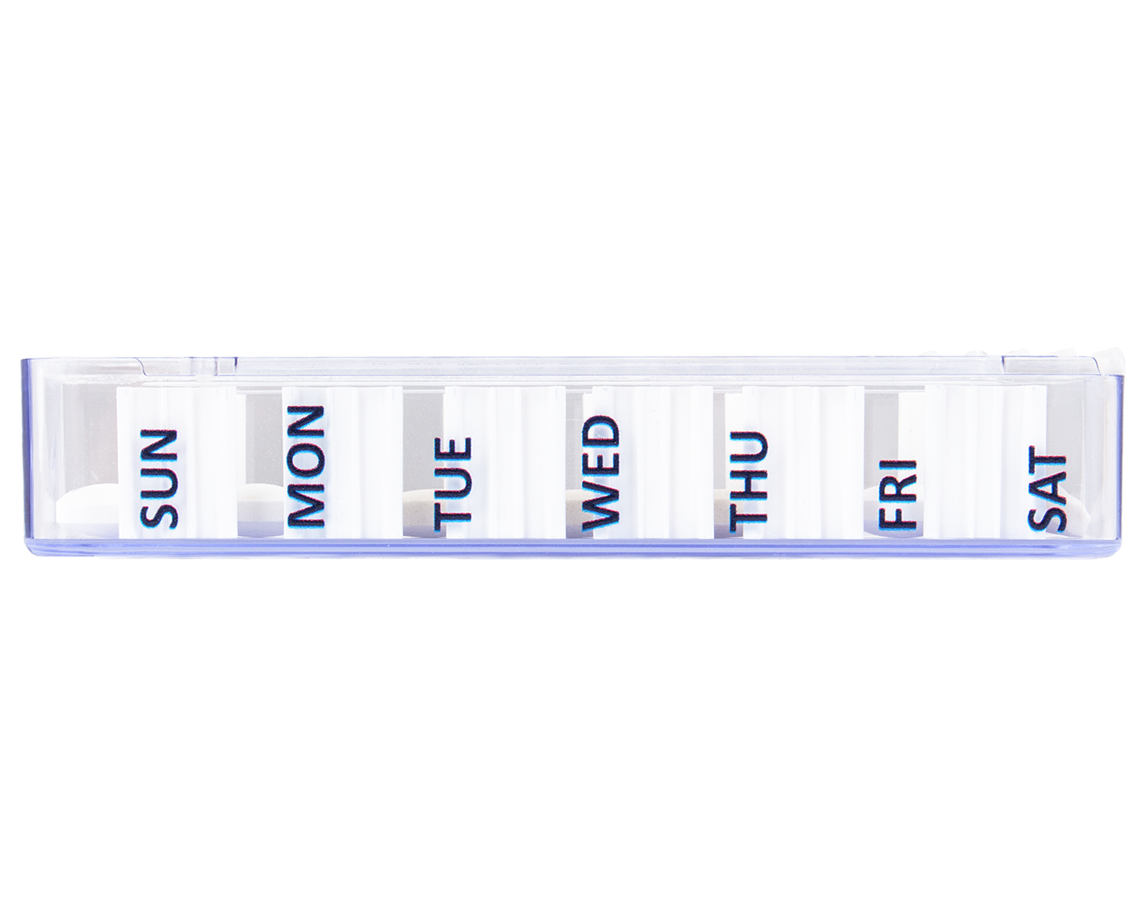 KB4, 7D1 Classic Pill Organizer, Week Dose, Vinyl Cover