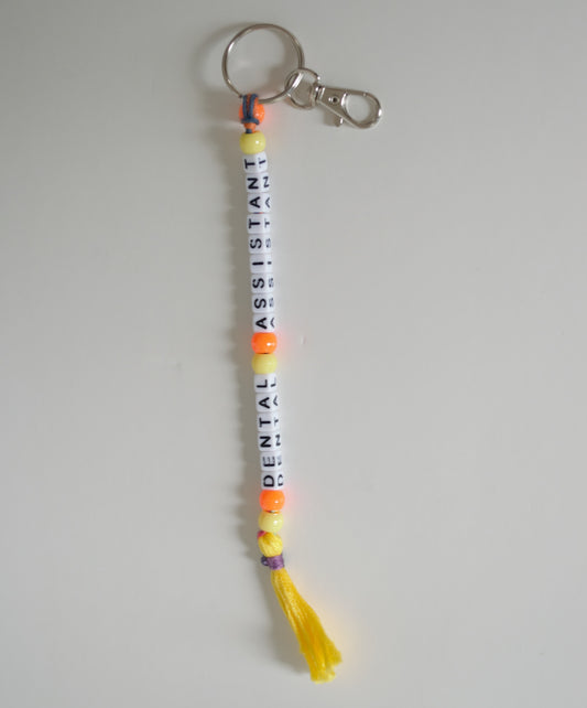 Keychain, Beaded 2 Words