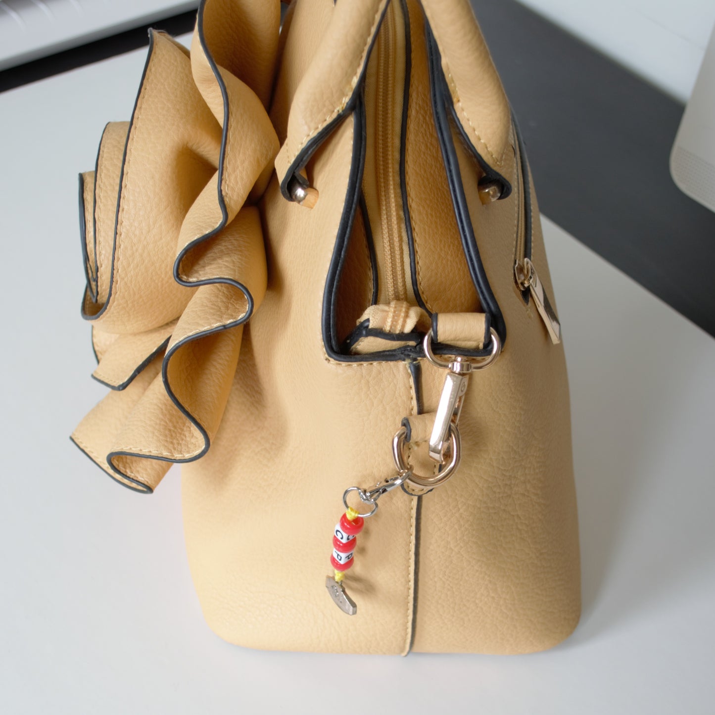 Keychain Clip, Beaded, 2