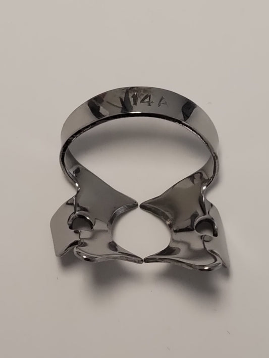 Molar Rubber Dam Clamp, #14A
