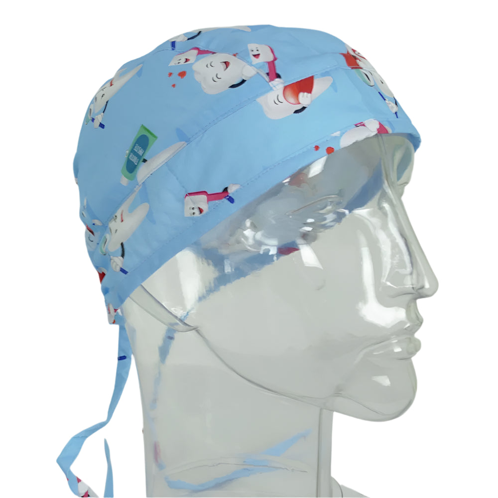 XD02 - Pixie Style Dental Scrub Cap