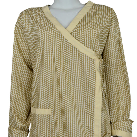 front side open patient gown