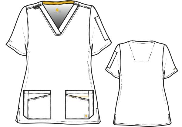 Scrub Top, 16104 TWG