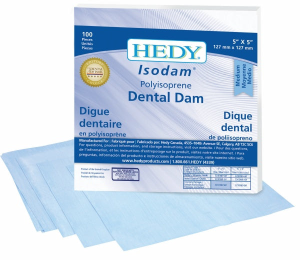 Dental Dam, 6M, Non Latex
