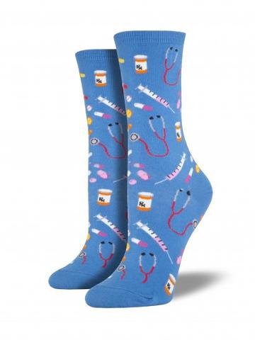 Medical Theme Socks, WNC394 CFB