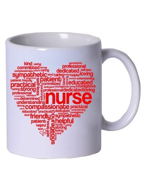 Medical Theme Mug, Nurse Heart