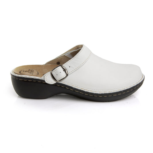 Clog, Mira, White