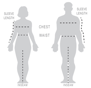 How do you measure yourself for Healthcare Apparel?