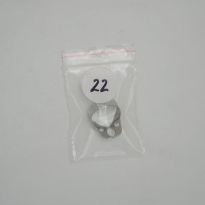 Rubber Dam Lower Left Clamp, #22