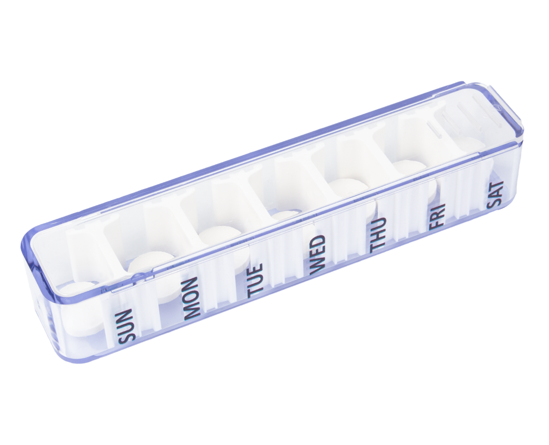 KB4, 7D1 Classic Pill Organizer, Week Dose, Vinyl Cover
