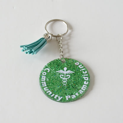 Keychain, Acrylic, Medical Job Title