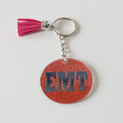 Keychain, Acrylic, Medical Job Title