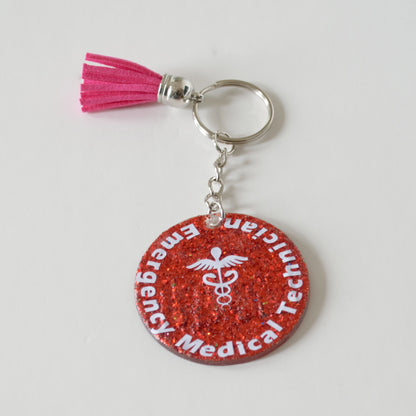 Keychain, Acrylic, Medical Job Title