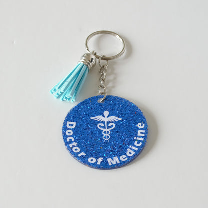 Keychain, Acrylic, Medical Job Title