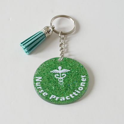 Keychain, Acrylic, Medical Job Title