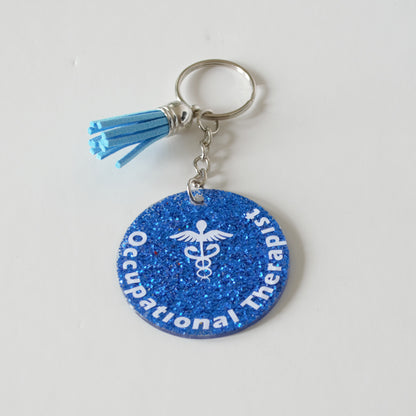 Keychain, Acrylic, Medical Job Title