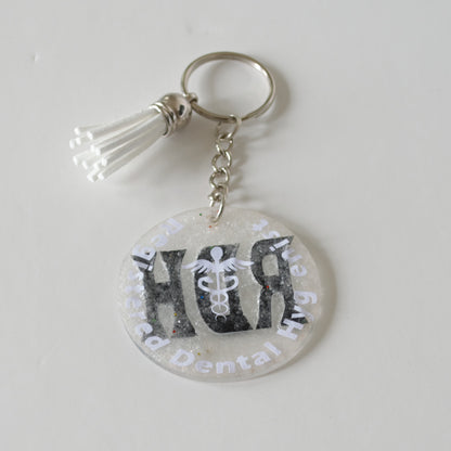 Keychain, Acrylic, Medical Job Title