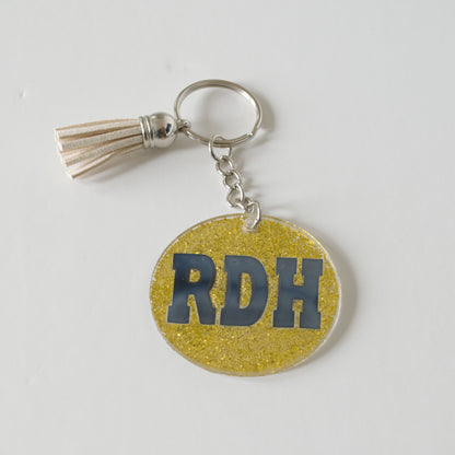 Keychain, Acrylic, Medical Job Title