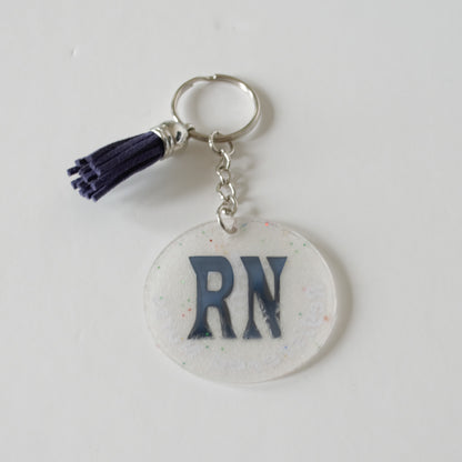 Keychain, Acrylic, Medical Job Title