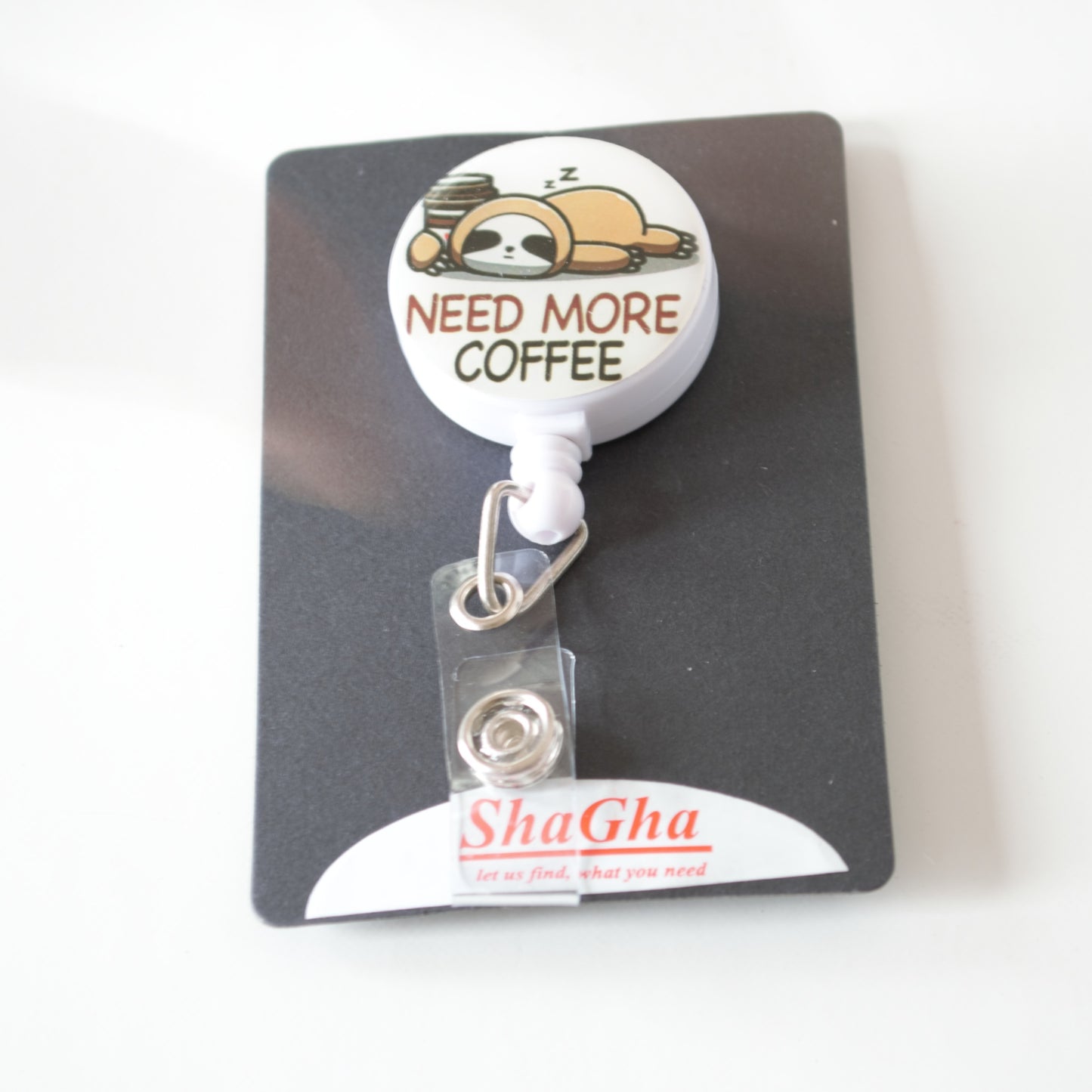 I Badge Reel, Need More Coffee