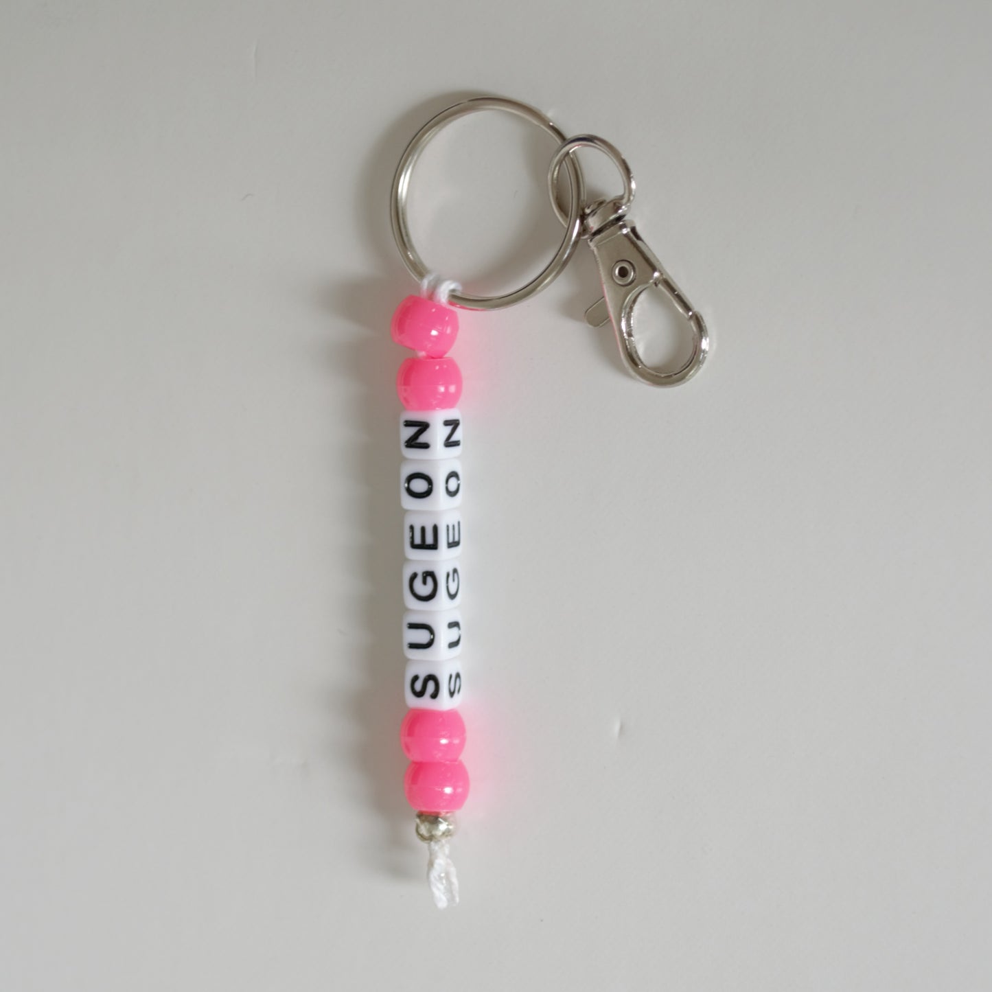 Keychain, Beaded 1 Word