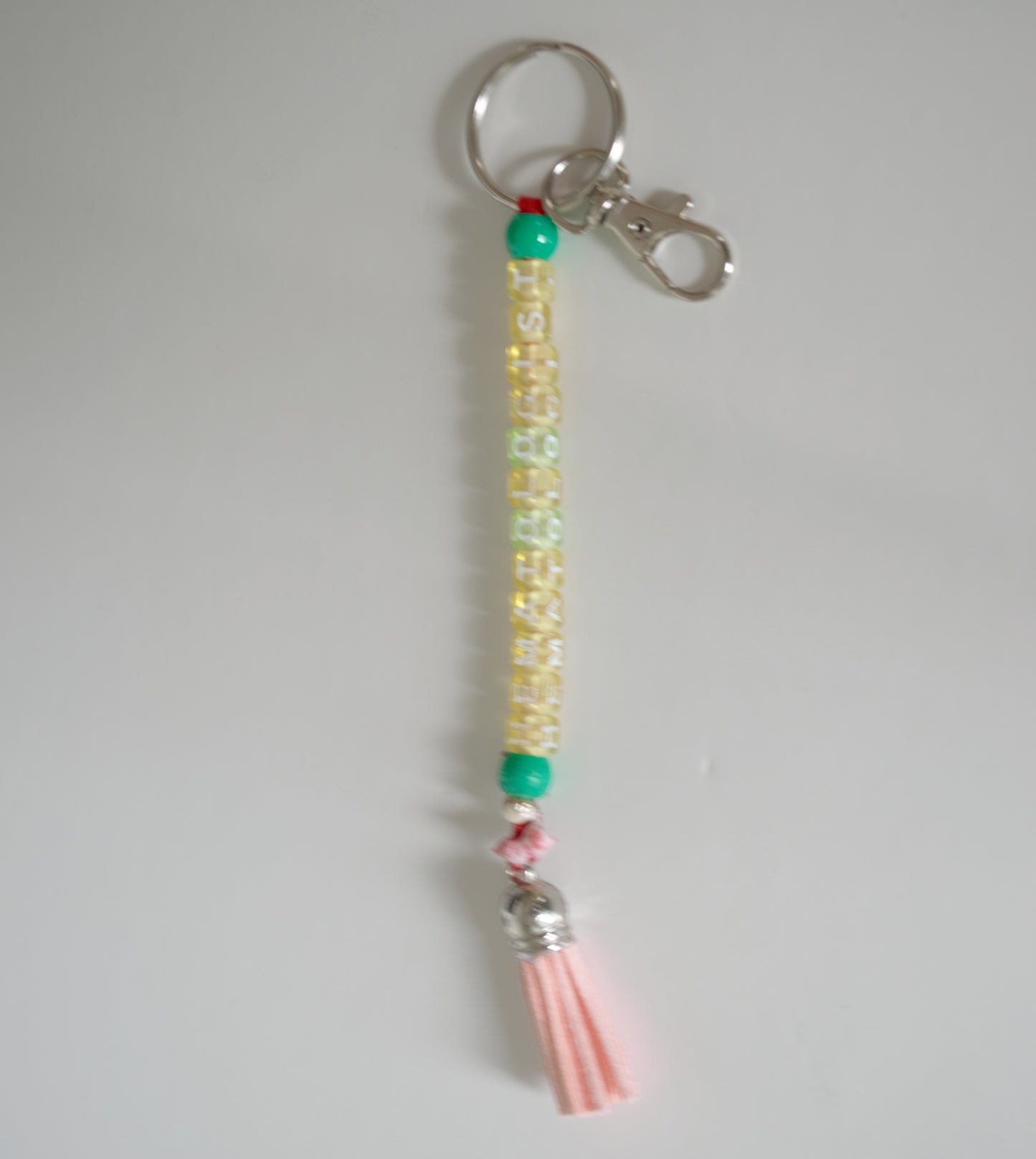 Keychain, Beaded 1 Word