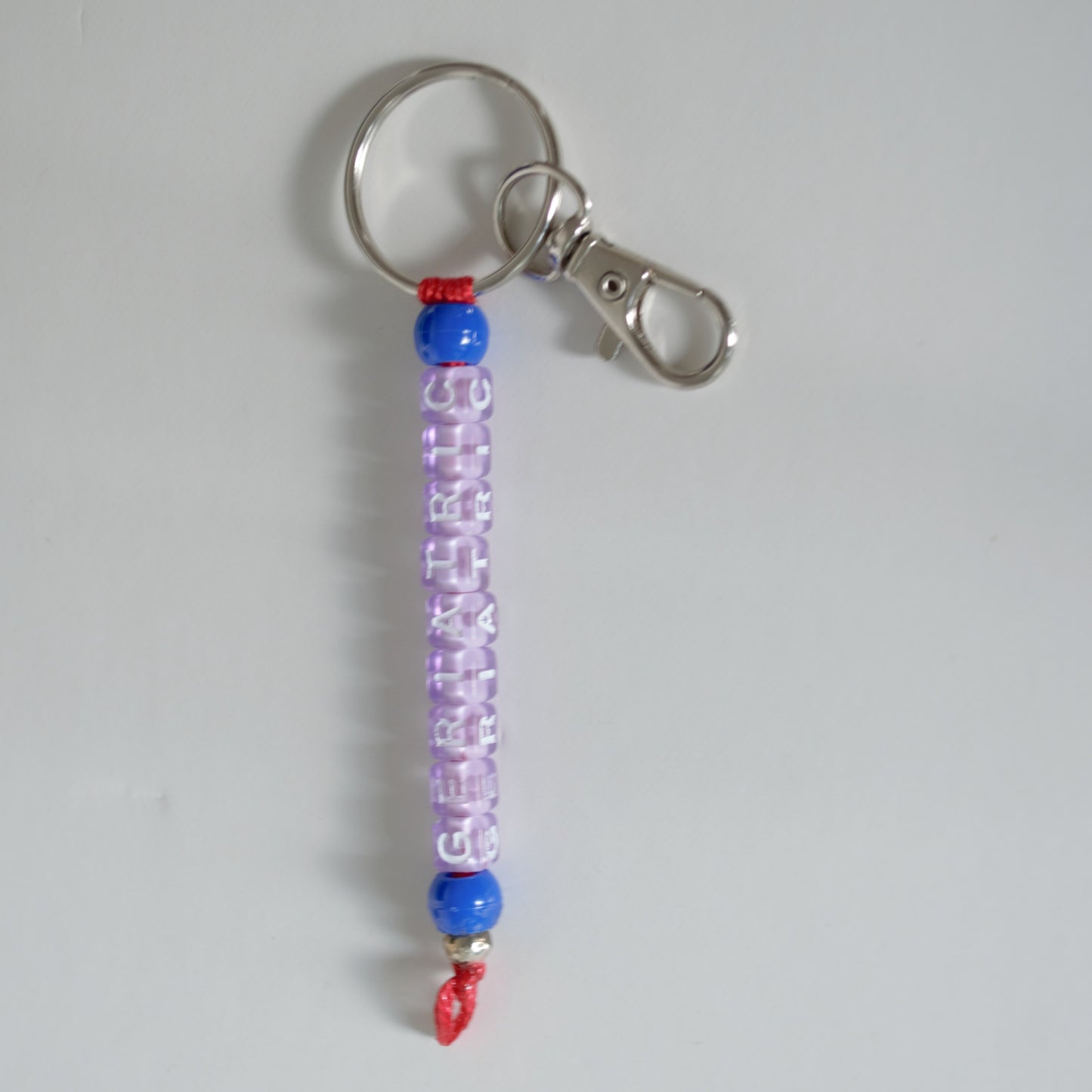 Keychain, Beaded 1 Word