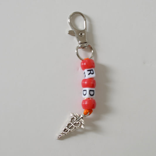 Keychain Clip, Beaded, 2