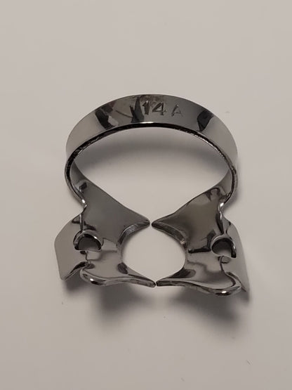 Molar Rubber Dam Clamp, #14A