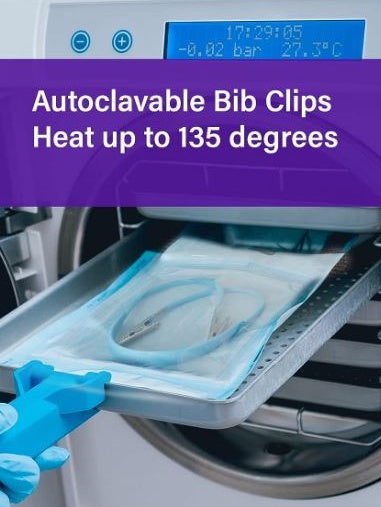 Dental Bib Clips, Silicon Band