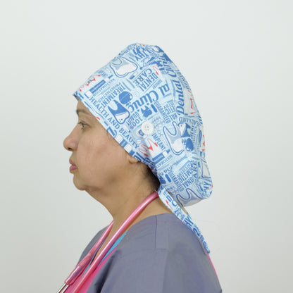 PD02 - Ponytail Dental Scrub Cap