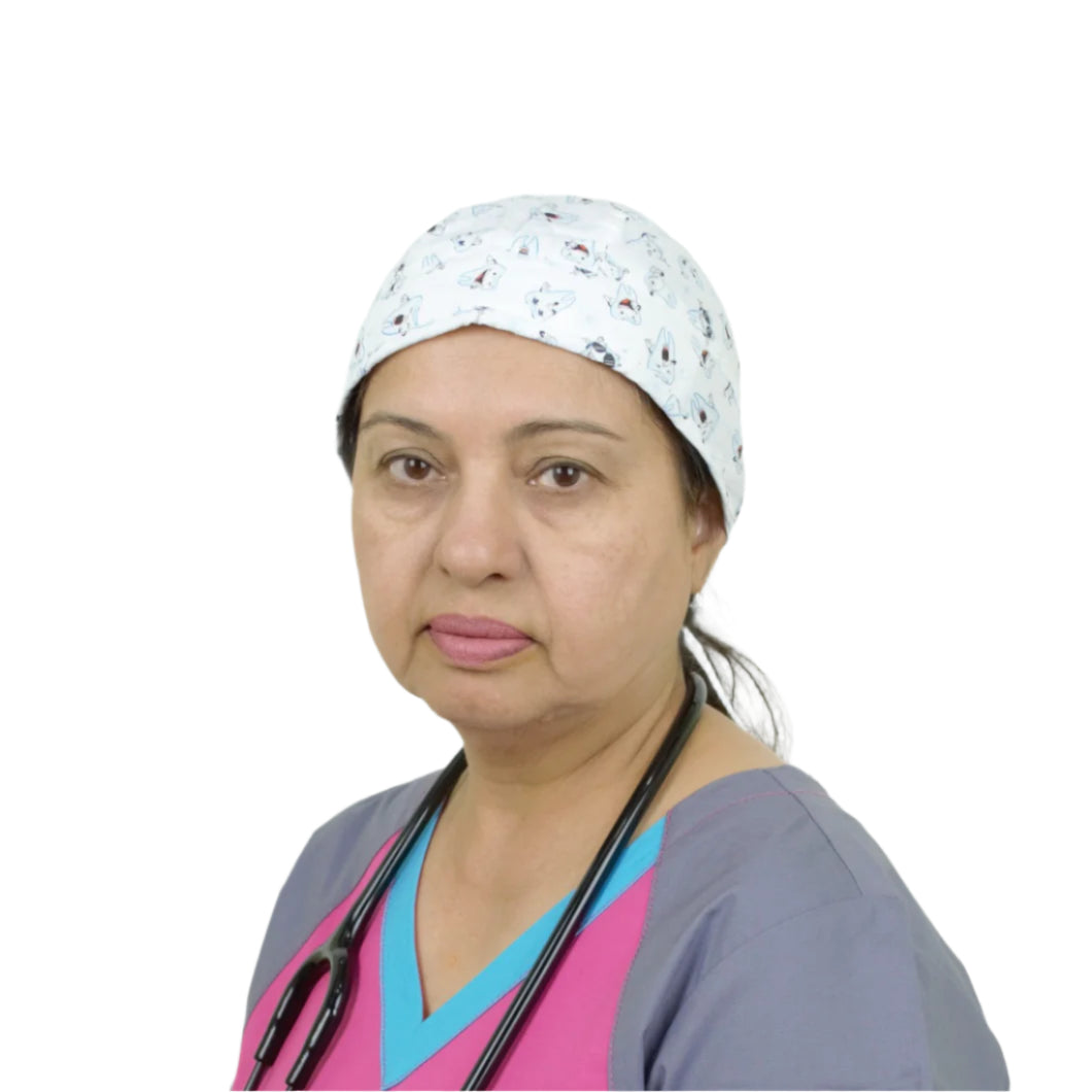 XD01 - Pixie Style Dental Scrub Cap