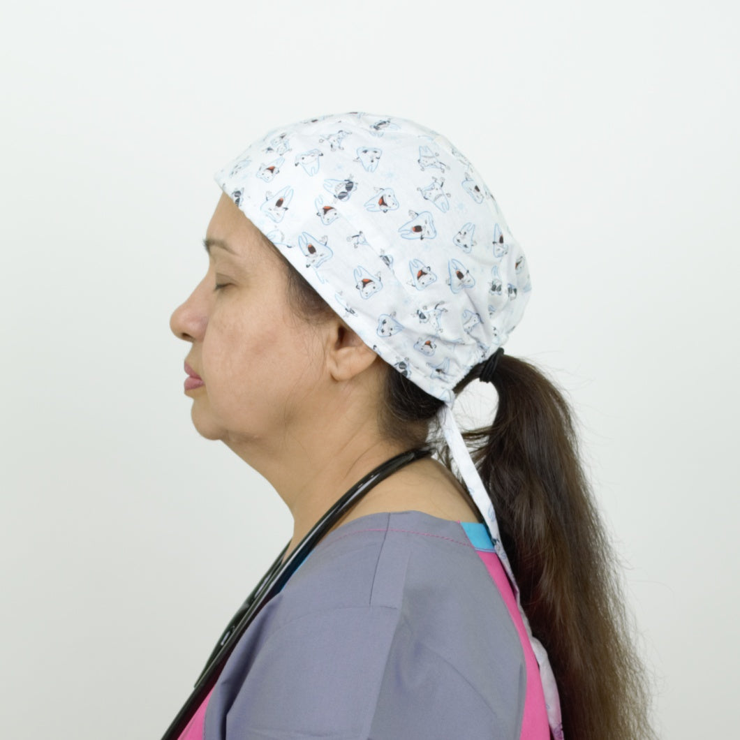 XD01 - Pixie Style Dental Scrub Cap