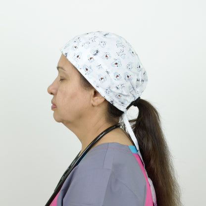 XD01 - Pixie Style Dental Scrub Cap