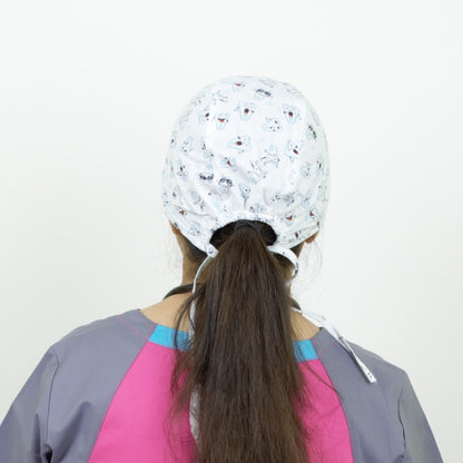 XD01 - Pixie Style Dental Scrub Cap