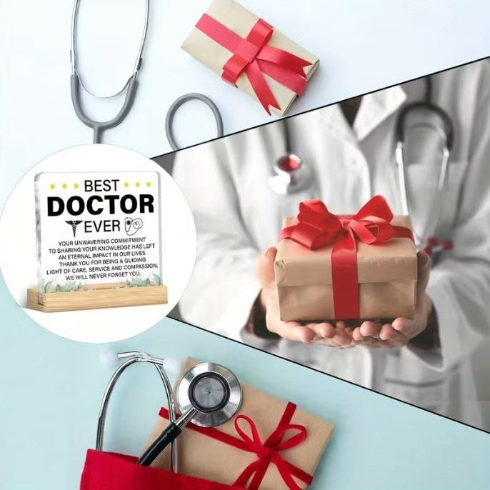 Desktop Decor - Best Doctor Ever, Acrylic Plaque