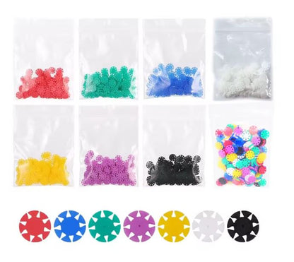Endo File Stoppers Silicone Marking Circle Ring Counting Dentist Tool