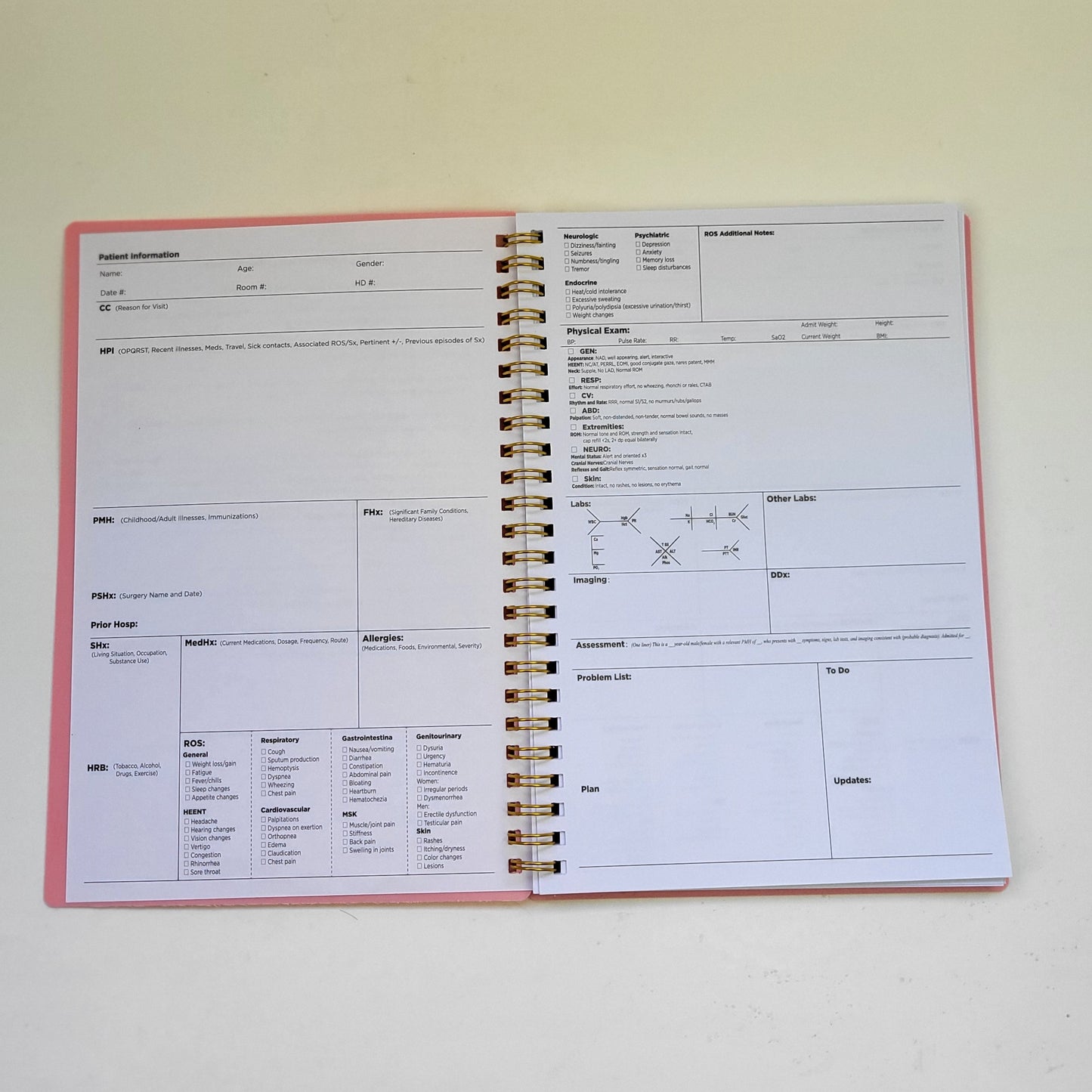 Notebook - Detailed Patient Information