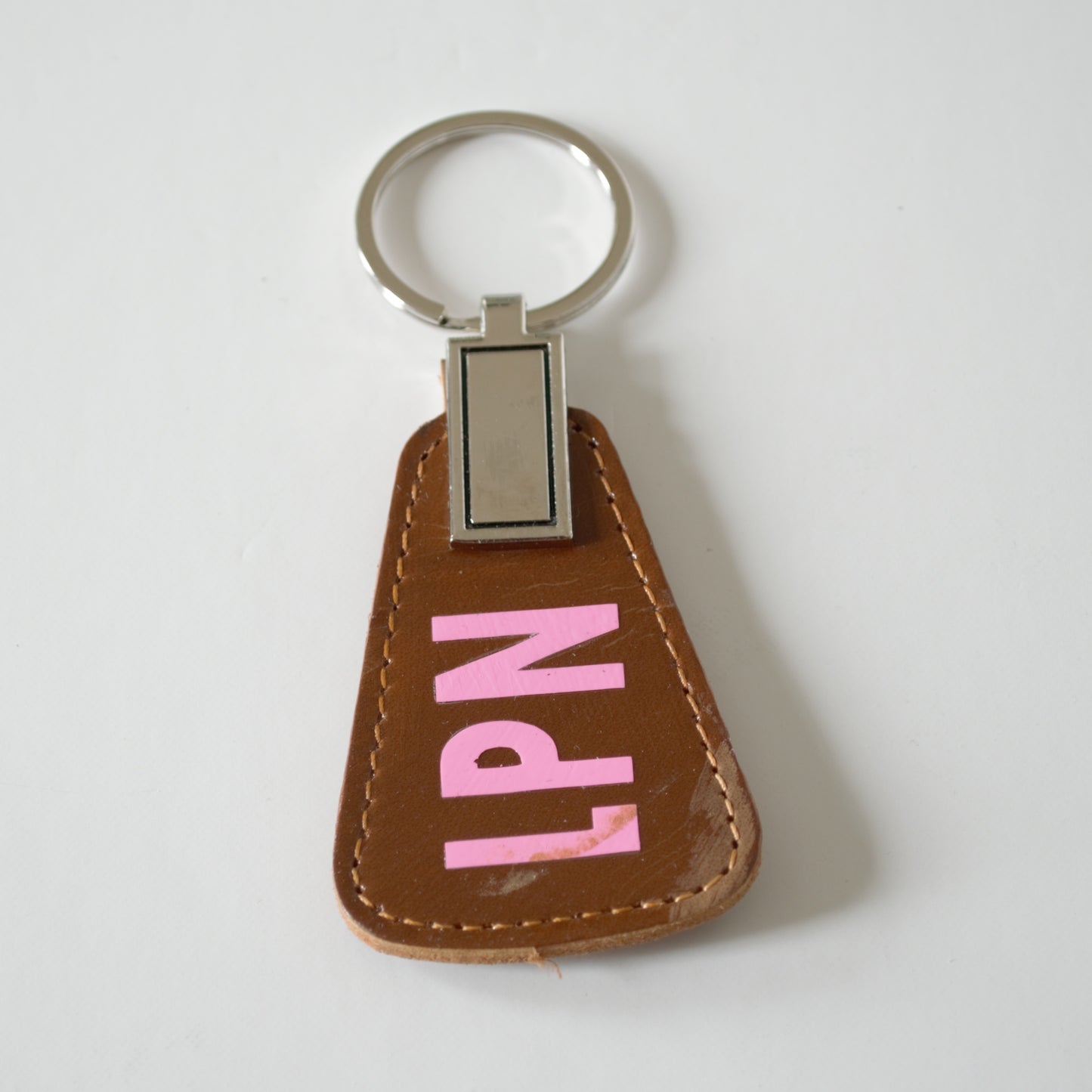 Keychain, Leather / Job Title