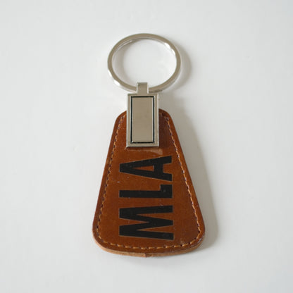 Keychain, Leather / Job Title