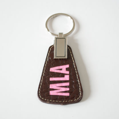 Keychain, Leather / Job Title