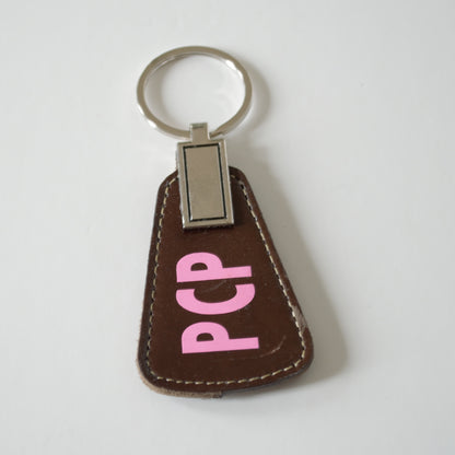 Keychain, Leather / Job Title