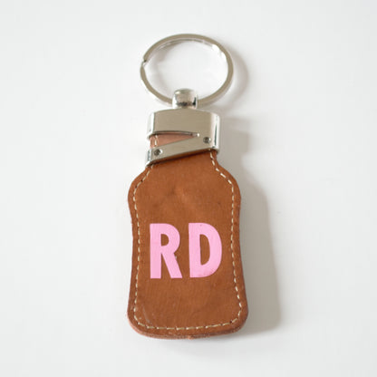 Keychain, Leather / Job Title