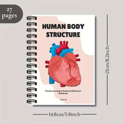 Notebook - Human Body Structure Visual Anatomy