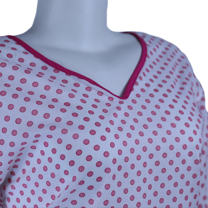 Medical Exam Gown, Open Back, 2 Tone, B14