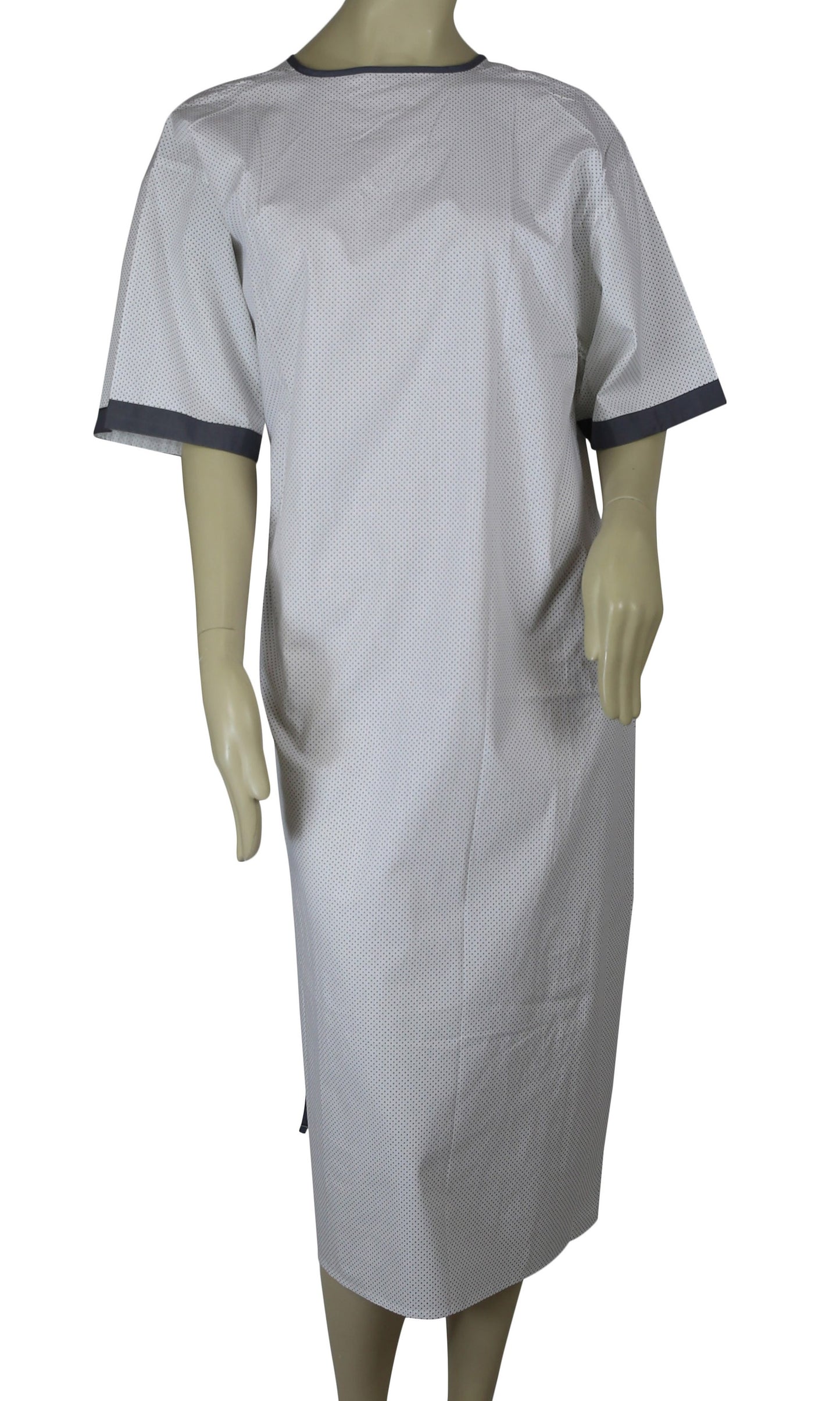 Medical Exam Gown, Open Front Side, D