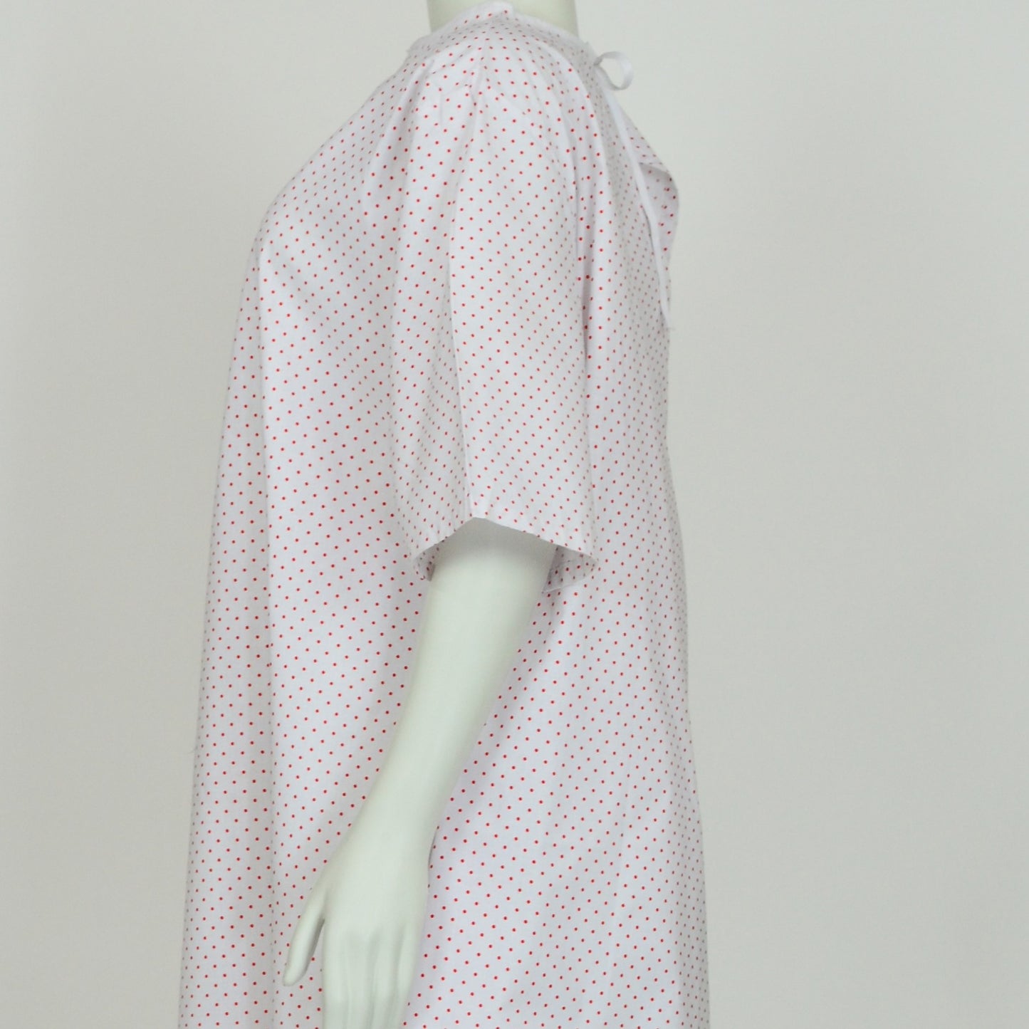 Medical Exam Gown, Open Back Side, Dots Print