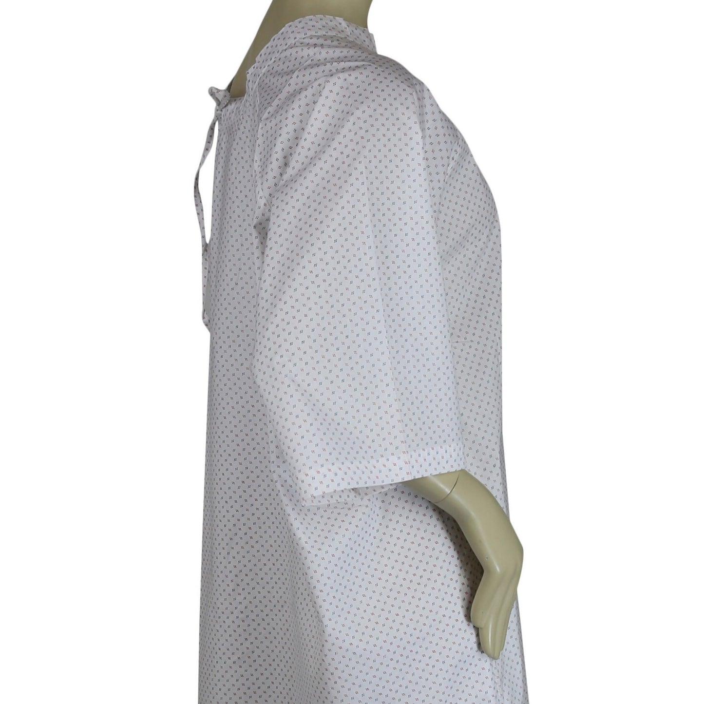 Medical Exam Gown, Open Back Side, White Base