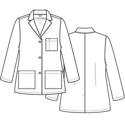 Red Panda Lab Coat, 7116